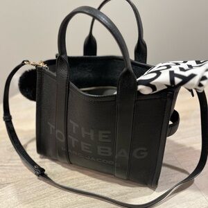 Marc Jacobs Black Leather Tote